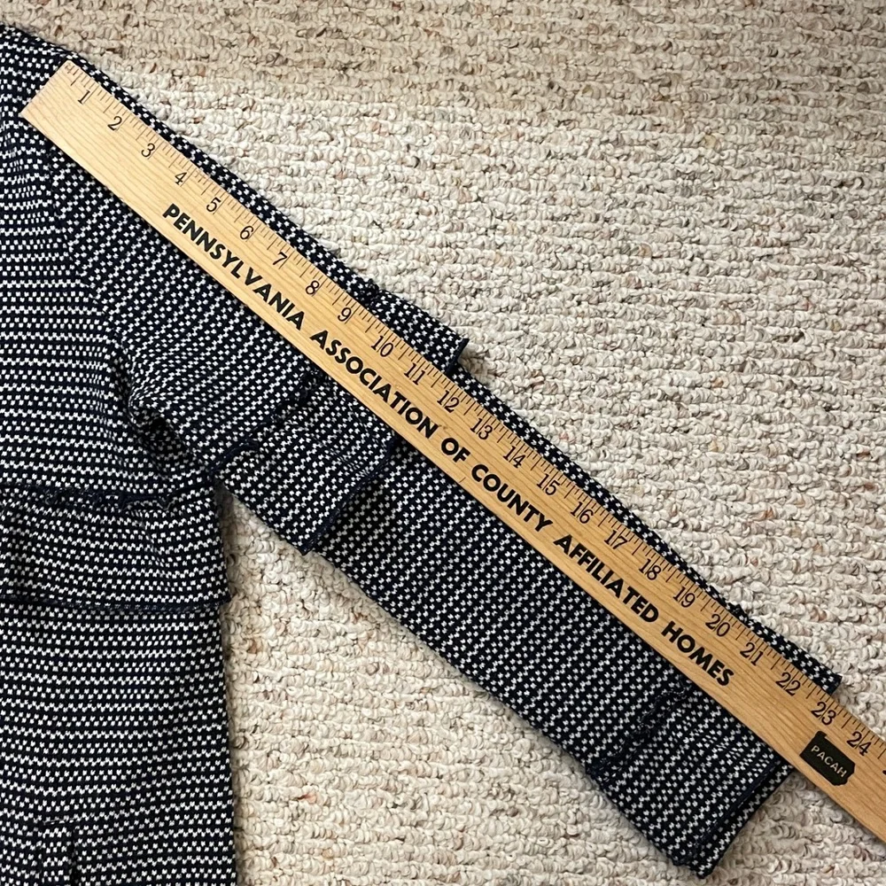 Jack by BB Dakota cardigan, black and white stretch, L, excellent condition - Picture 15 of 15
